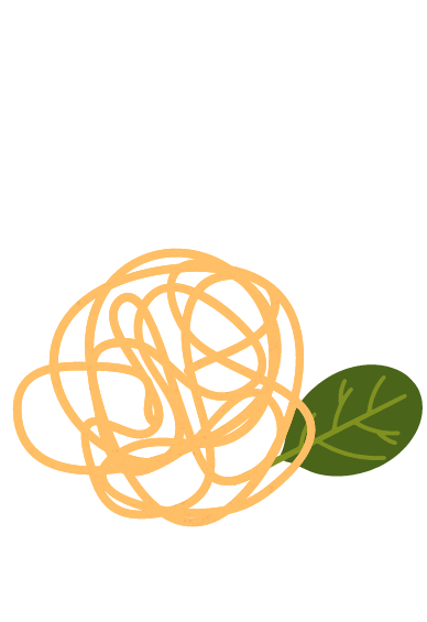 Tress - Illustration - Spaghetti und Basilikum